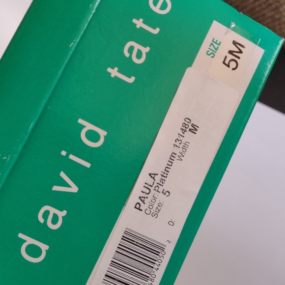 Comfy Wedges Size 5 Platinum Leather - Picture 6 of 6